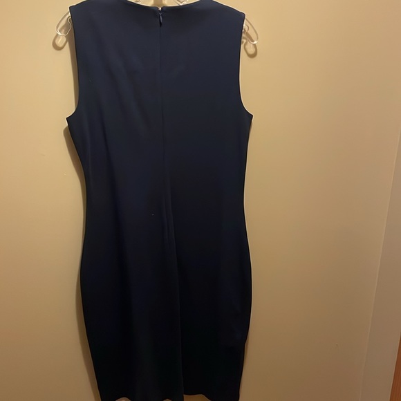 Banana Republic Dress.  Size 10 Tall.  Navy blue - Picture 2 of 3